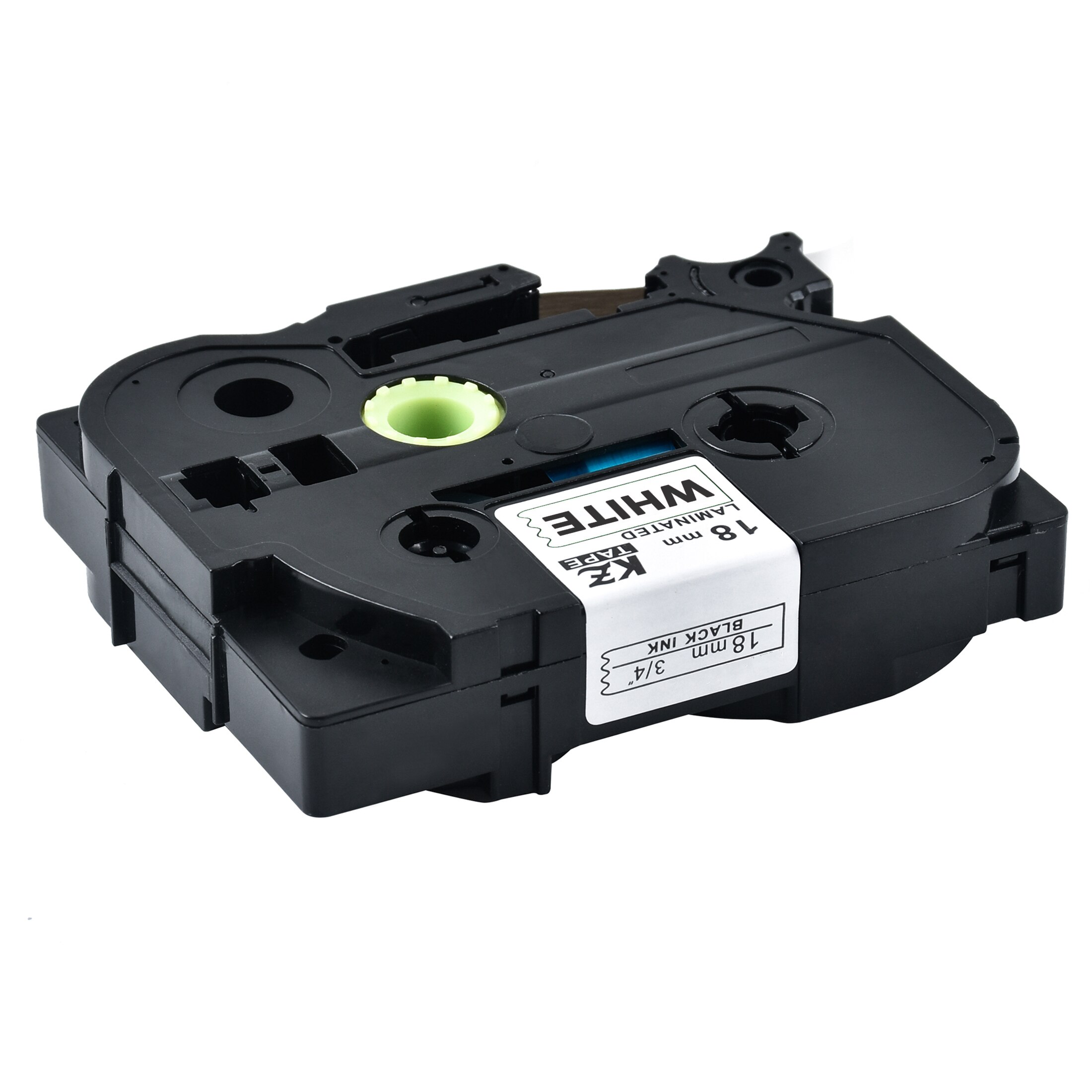CIDY TZe Label Tape - 18mm TZe-241 Compatible for Brother P-touch PT-E500W PT-E100B