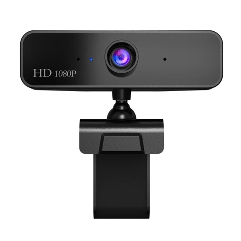 S2 HD 1080P Webcam Built-In Microphone High-End Video Call Web Camera for PC Laptop (Black)