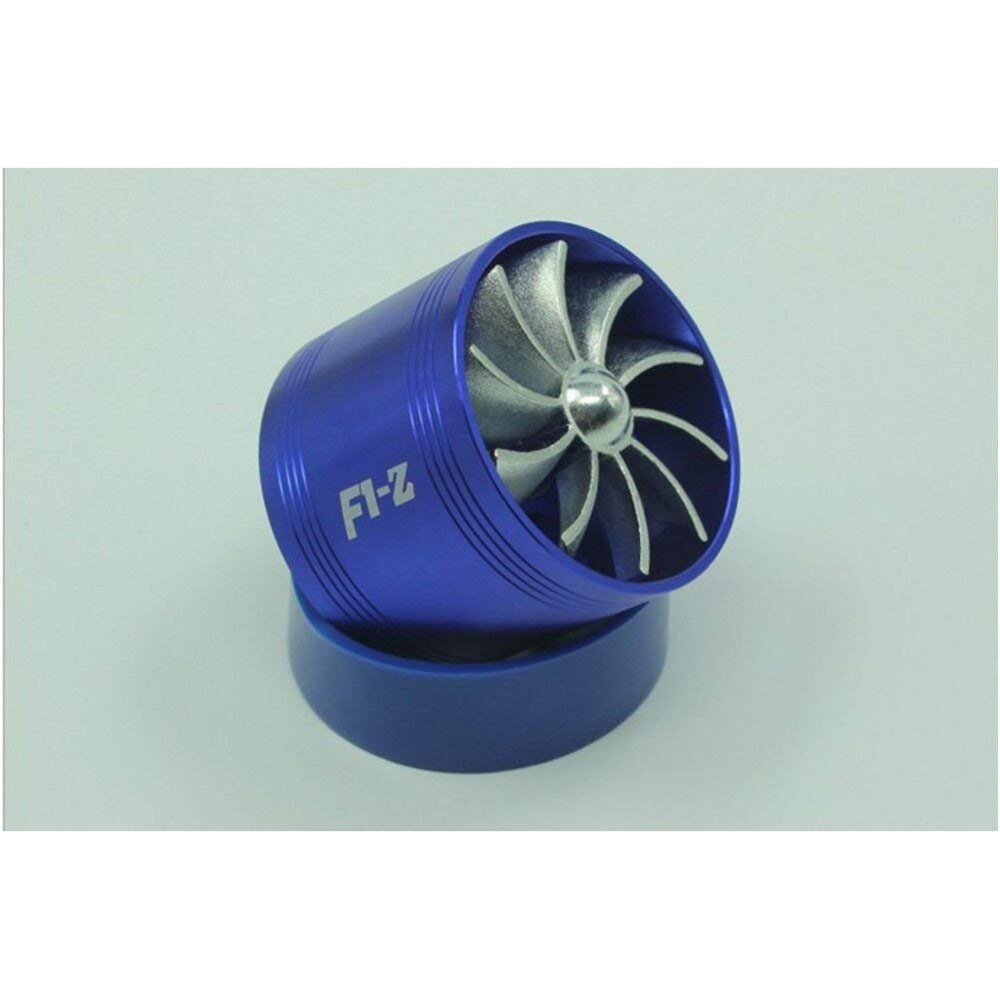 F1-Z Single Turbine Turbo Charger Air Intake Gas Fuel Saver Fan Car Supercharger