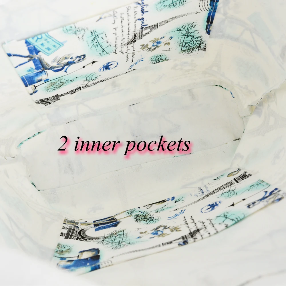 Nouvelle grande capacité classique Mini cordon coloré doublure intérieure insérer pour grand Mini Obag toile poche intérieure pour O sac