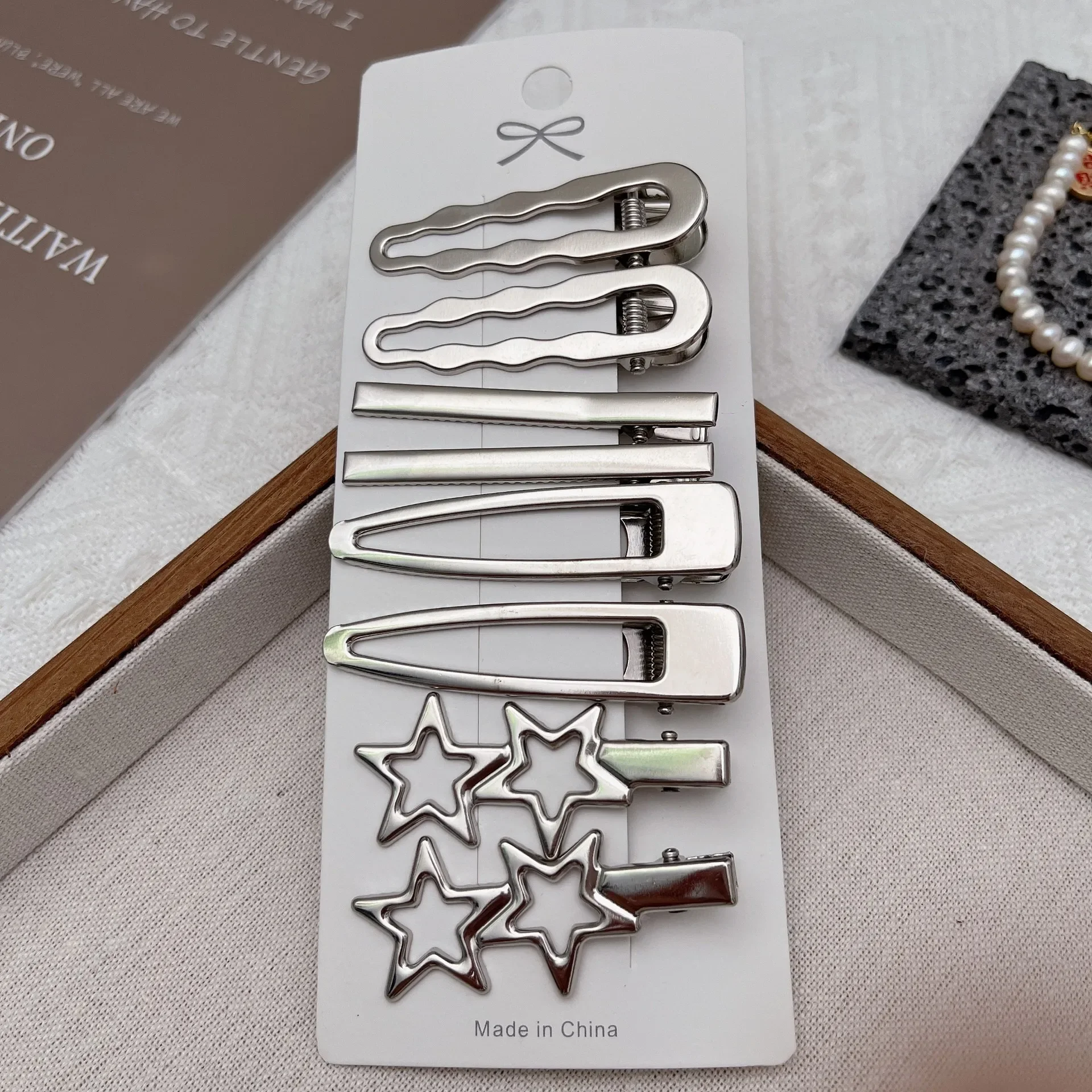 Splitter Metall Haarspangen Frauen Mädchen Y2K Entenschnabel Haarnadel Persönlichkeit Pony Seite Kopfbedeckung Haarspangen Haarspange Styling Zubehör: Blau