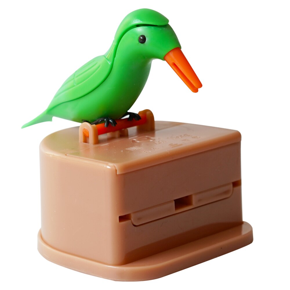 Toothpick Dispenser Box Press Personality Living Room Plastic Cartoon Container Automatic Red Tooth Sign Barrel Lovely: F