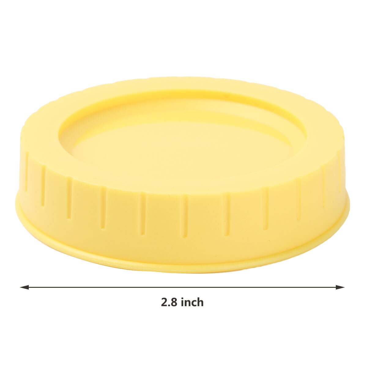 Diverse farve indvendige diameter plast lækagesikre udskiftningshætter låg med silikone tætning o ringe til mason krukker drikke krukker