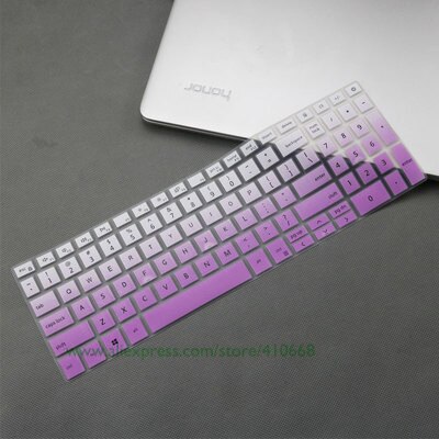 Silikon Tastatur Abdeckung Haut Schutz Für Dell Inspiron 15 5000 5590 5598 7000 7590 7591 Vostro 15 5590 v5590: allmählich Violett