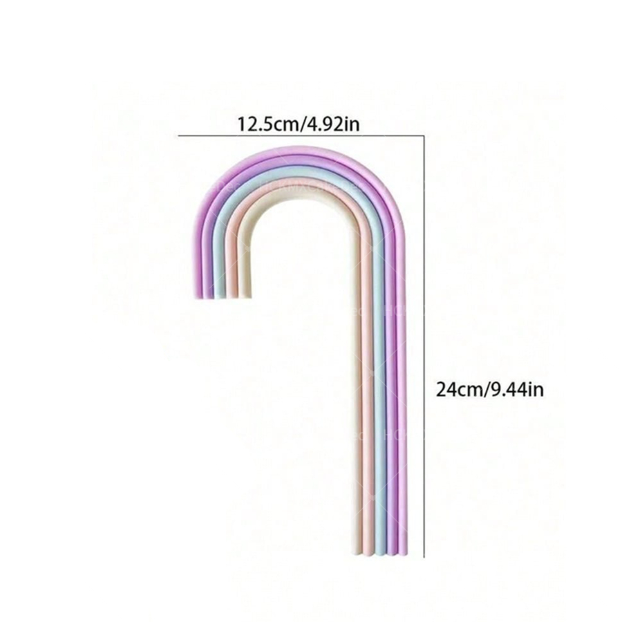 1pc Rainbow Cake Topper Set Large Small Rainbows Cake Topper Pink Blue Brown DIY Boho Birthday Wedding Party Cake Baby Shower