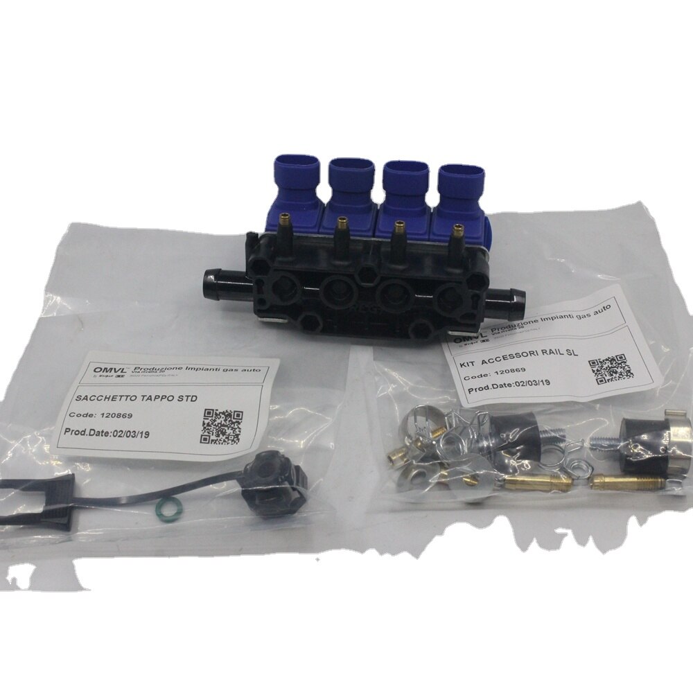 CNG LPG Injector 2.0mm Rail Super Silent High Speed Common Injector Rail Gas Injector And Accessories Sega Emgrand Elysee