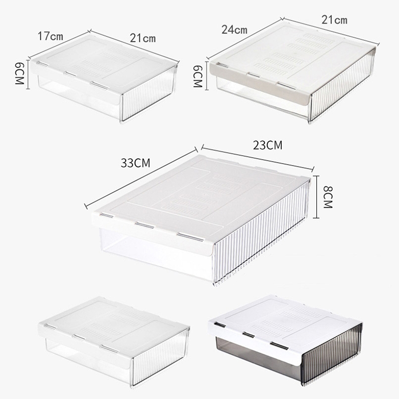 Drawer Storage Box Under The Desk Storage Box Pencil Stationery Organizer Hidden Sorting Box Office Pen Storage Tray Organizer