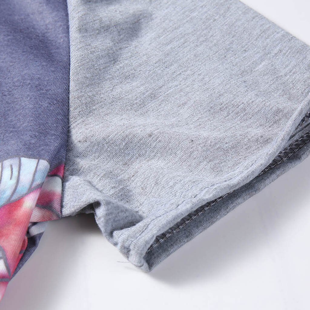 Kvinder baseball rund hals raglanærmer side ruched barsels t-shirts top kvinder tøj
