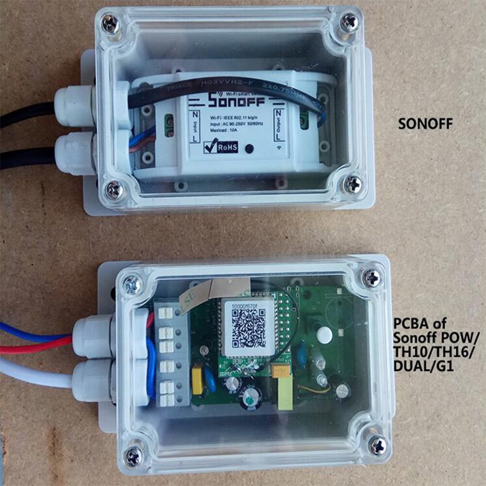 For Lights Cable IP66 Waterproof Case Accessories Practical Outdoor Tool Dustproof Wireless Switch Smart Home Junction Box