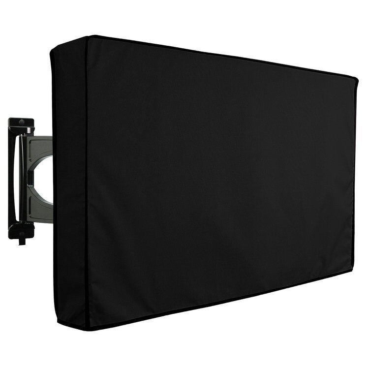 Waterproof Furniture Protector Outdoor TV Screen Dustproof Cover Microfiber Cloth Television Cover for 22-65 inch LED Screen: For 40-42 Inches TV