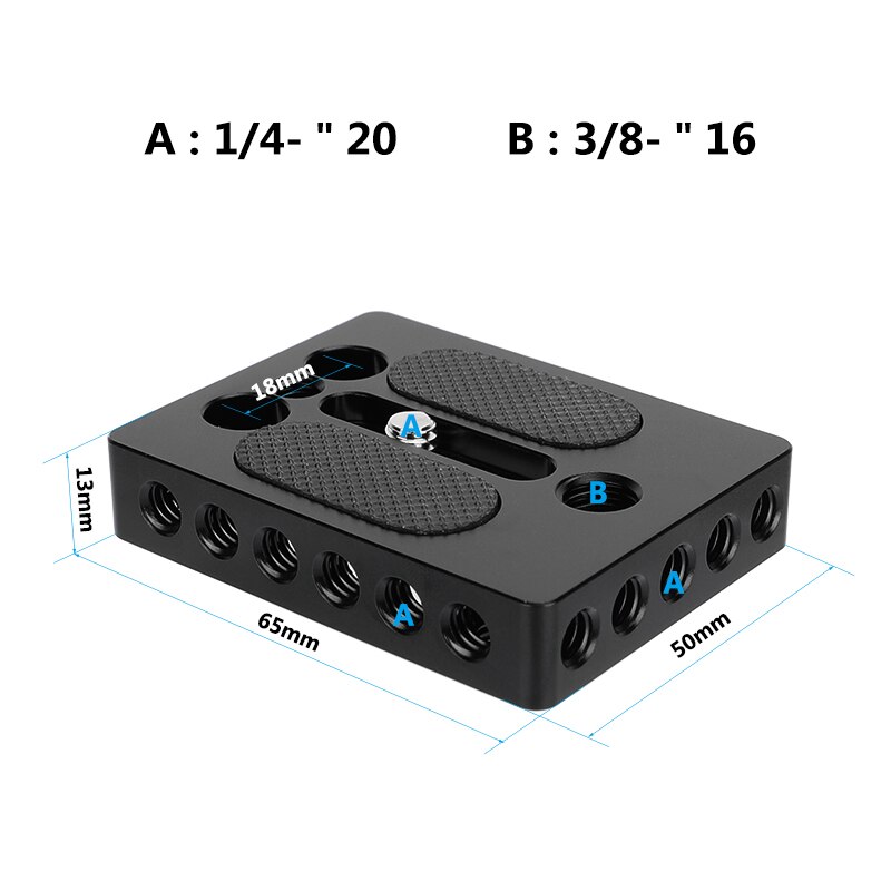 CAMVATE Cheese Plate Camera Baseplate For Canon 60D/70D/50D/40D/5DS/5DSR/7D MarkII/5D MarkII/5D MarkIII/Nikon D610/DF/Sony A99