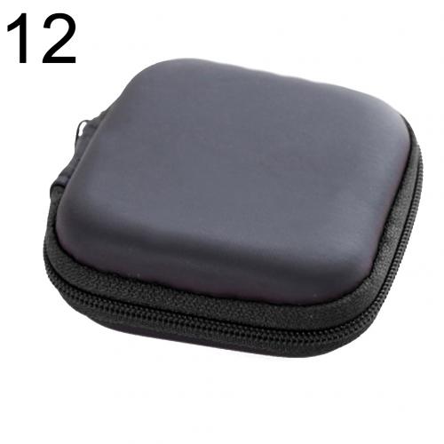 Portable Square/Rectangle Nylon Case USB Disk Earphones Storage Bag Organizer Case Charger data cable Organizer Case travel Case: 12