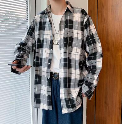 Camisa Invierno Hombre CAMISA MANGA LARGA DE FRANELA CACHAREL CON