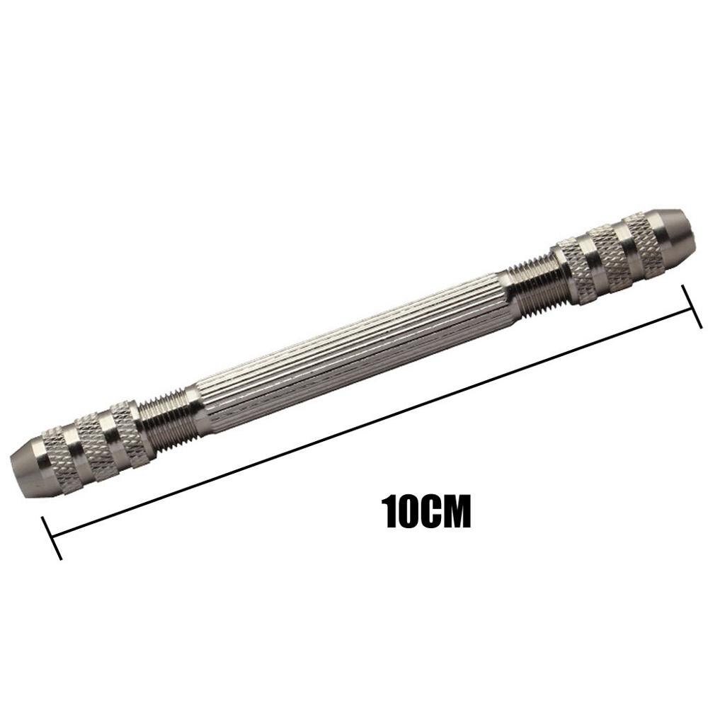 Swivel Head Pin+10pcs Micro HSS Twist Drill Bits For Jewelry Watch Hobby Hand Tool Jewelry Making Tool Mini Pin Vise Wire Decor