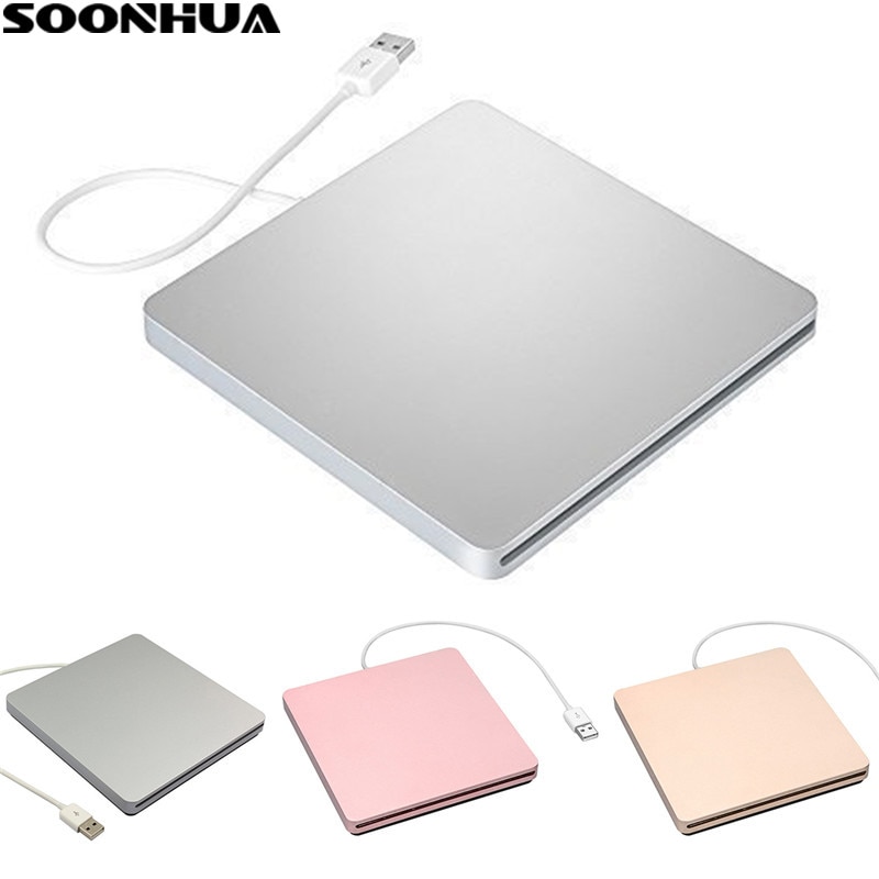 USB 2.0 Portable External VCD CD-RW Read And Writer BurnerCD DVD ROM Reader Player Drive For IMac MacBook Air Pro Laptop PC