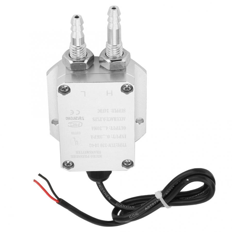 10v 4-20mA Pressure Difference Transmitter High Accuracy Micro Pressure Differential Sensor