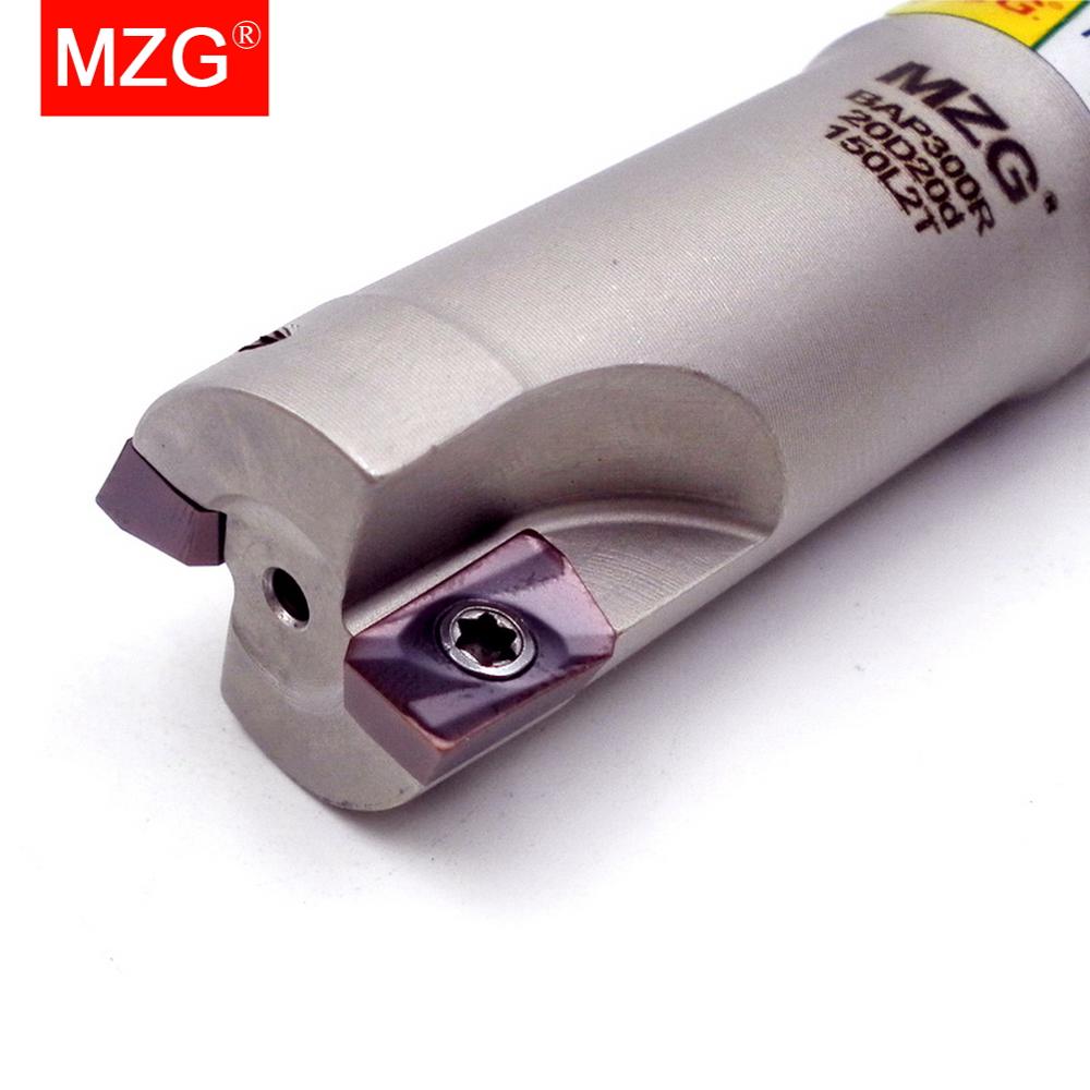 MZG BAP300R 10 12 16 mm Carbide Insert Clamped Milling Cutting Shoulder Right Angle Precision Cutter End Mill Shank