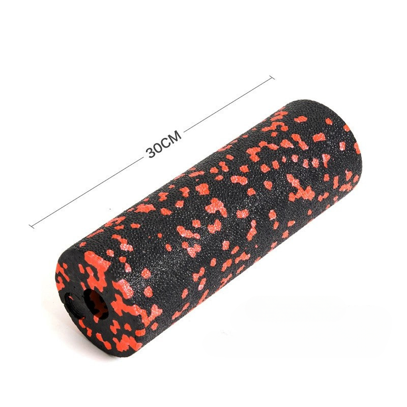 15*5.3cm stk. epp skum yogastolper muskelfitness dybdemassage afslapningsøvelse rulle kompakt bærbar fascia skumskaft: Grøn