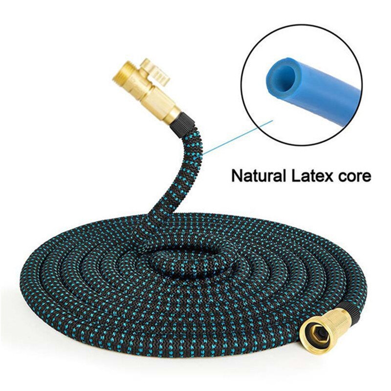 25-750FT Tuinslang Expandable Magic Slang Rubber Plastic Slang Nozzle Tuin Wasstraat Sproeier Tuin Gieter Set