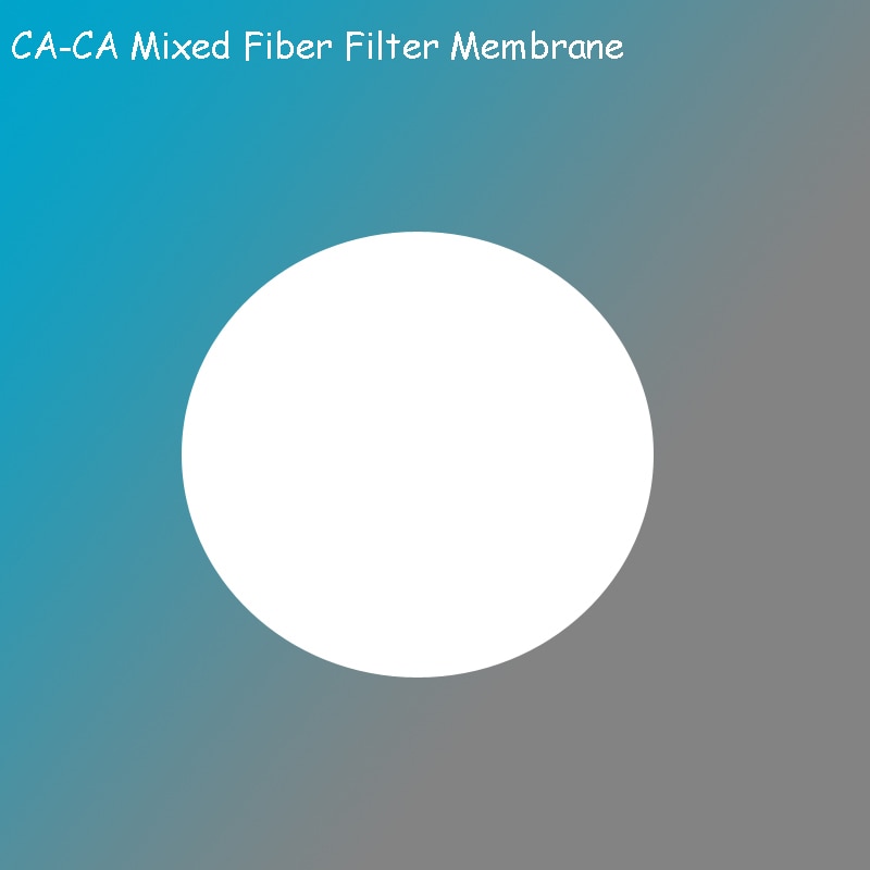 Membrane filtrante microporeuse en fibres mixtes hydrophiles 100, pour la filtration de laboratoire, CA-CN pièces/lot,