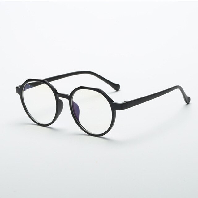 Ladies Anti-blue Light Glasses Round Big Frame Frame Thin Face Flat Mirror Glasses Eyewear Computer Readers Eyeglasses: 11