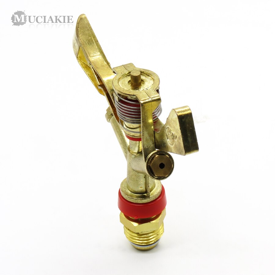MUCIAKIE 2PCS 1/2'' Male Thread Zinc Alloy Rotating Sprinkler 360 Degree Rotate Rocker Arm Water Spray Nozzle Garden Irrigation