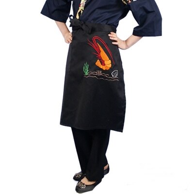 Japanese sushi restaurant brief paragraph aprons Korean restaurant waiter Japanese chef working men and women embroidery apron: Red