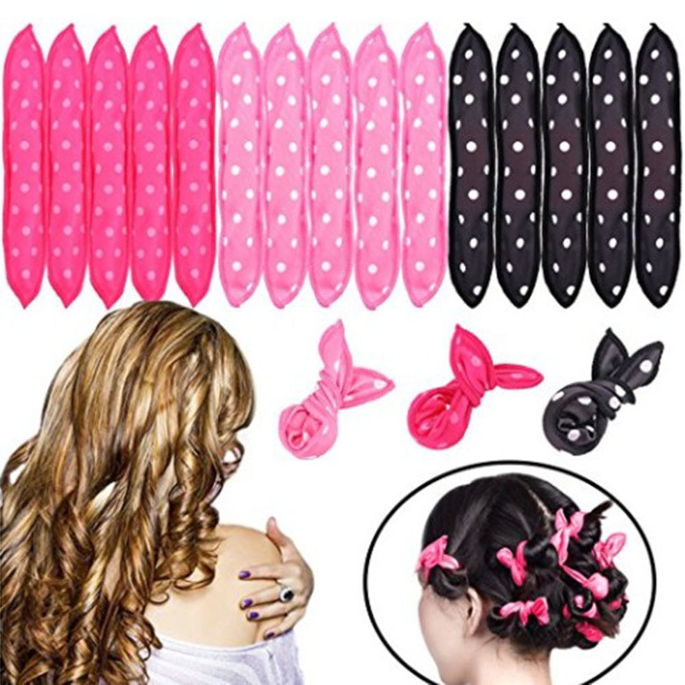 10 teile/los Stoff Haar Lockenwickler Weiche Kissen Haar Rollen einstellen Beste flexibel Schaum Und Schwamm Magie Haarpflege Diy Haar Styling Werkzeuge
