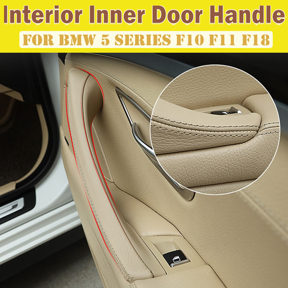 Wnętrze drzwi pasażera skóra uchwyt robić holowania montażbyć winnym dla BMW serii 5 F10 F11 F18 520i 523i 525i 528i 535i