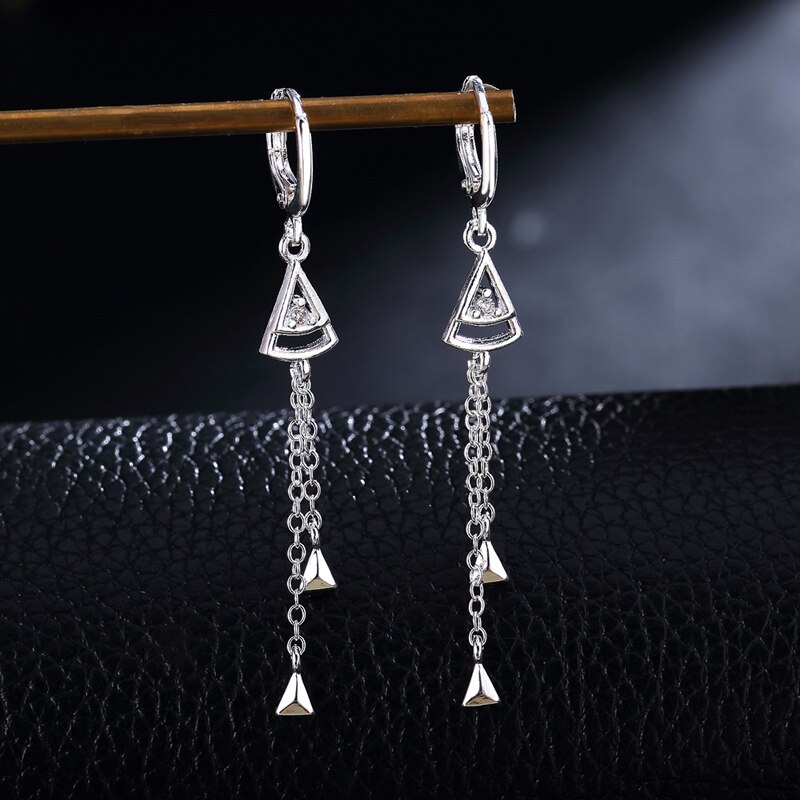 925 argento Lunghe Catene Nappa Orecchini A Pendaglio per Le Donne Dichiarazione di Moda Dei Monili 2020 del nuovo