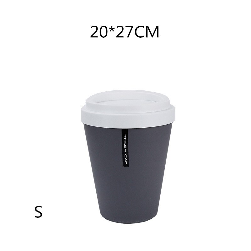2PC Plastic Trash Can Office Desktop Mini Dustbin Kitchen Bathroom Living Room Waste Bins Bucket Household Cleaning Accessories: 2