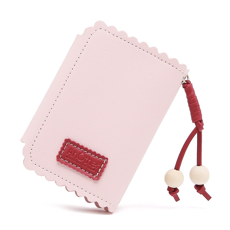 Julicxyj kvinner nøkkelholder organisator veske skinn bilnøkler lommebok husholderske nøkkel etui mini kort bag: Rosa