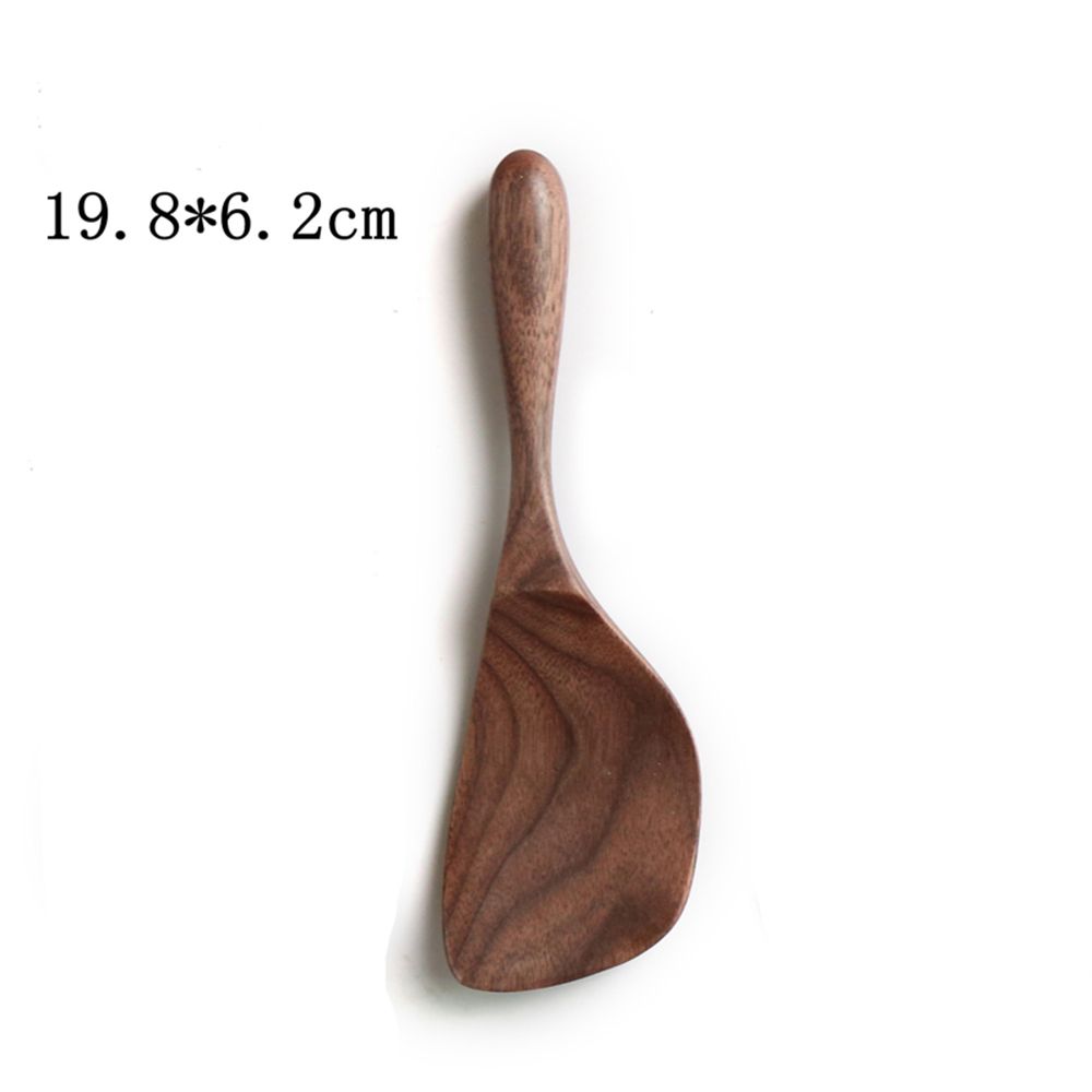 Cuchara De Madera Gastronomica Para Teflon Ceramica 30 Cm Color Marrón