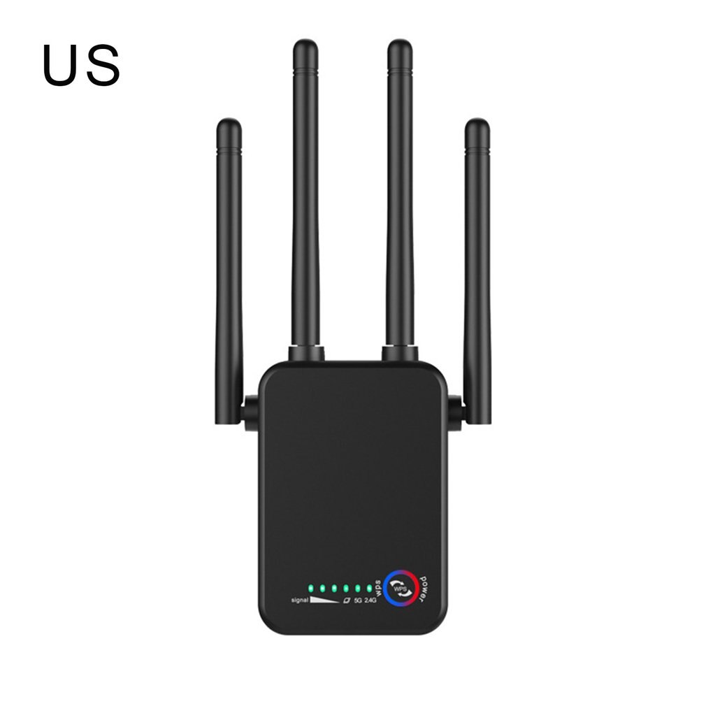 Comfast 1200Mbps Draadloze Wifi Extender Wifi Repeater/Router Dual Band 2.4 & 5.8Ghz 4 Wi-fi Antenne long Range Signaal Versterker