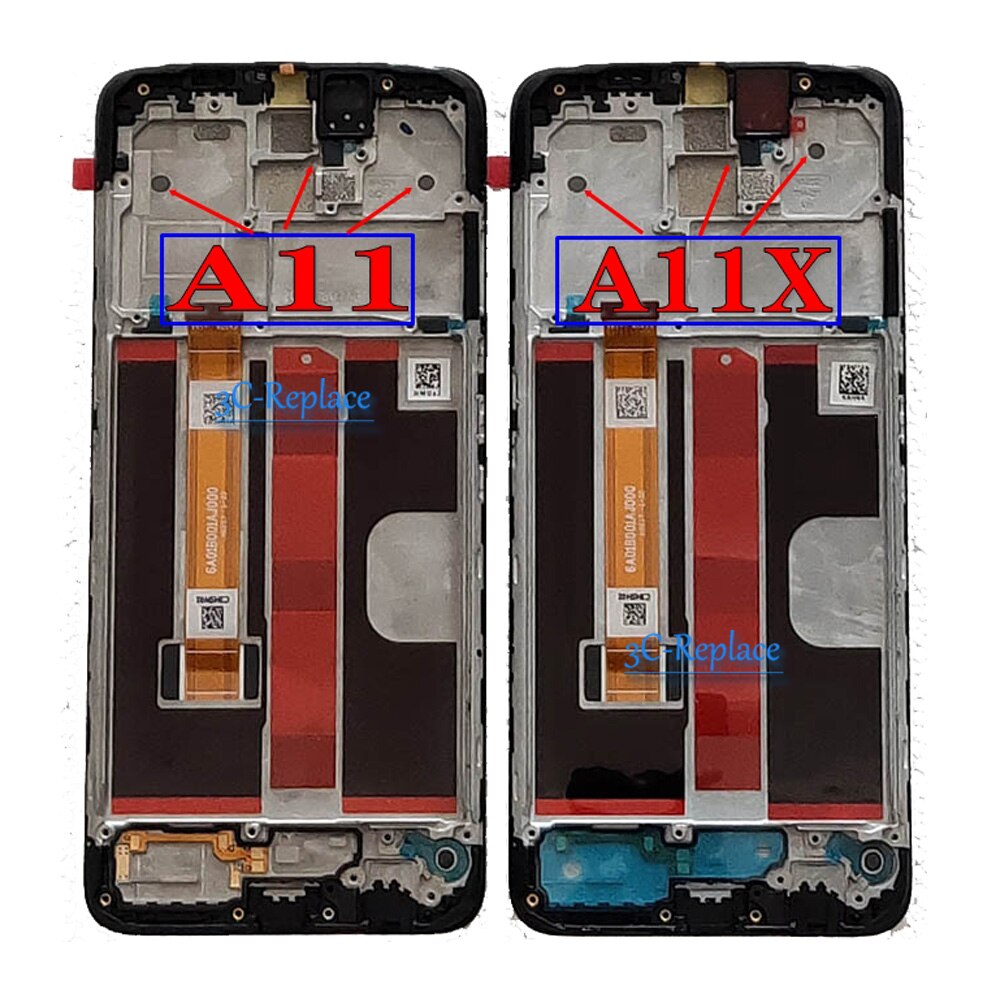 Zwart 6.5 Inch Voor Oppo A11 / A11x / A5 / A9 ) CPH1937 CPH1939 CPH1931 Lcd Touch Screen Digitizer Vergadering