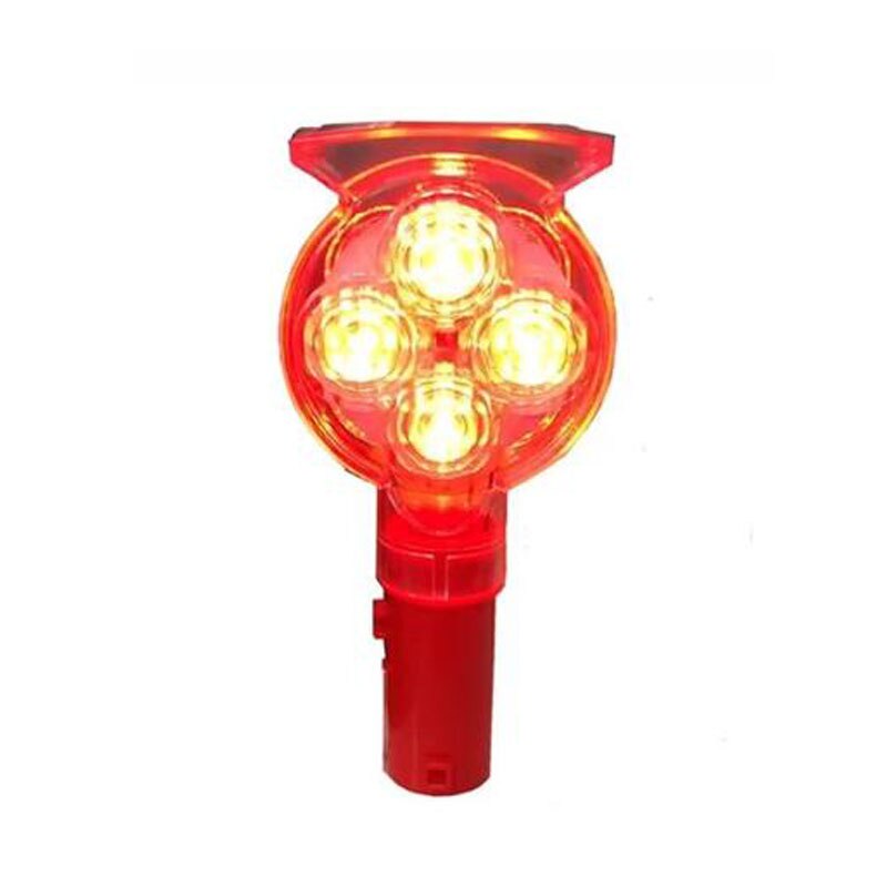 Synchronous Flashing Type 8LED solar warning Light with flashing LED light,solar traffic light for roaadway safety