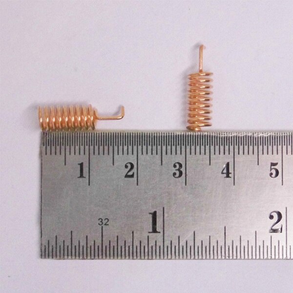 100pcs/lot SW915-TH12 12.5mm 915MHz helical antenna Copper spring antenna