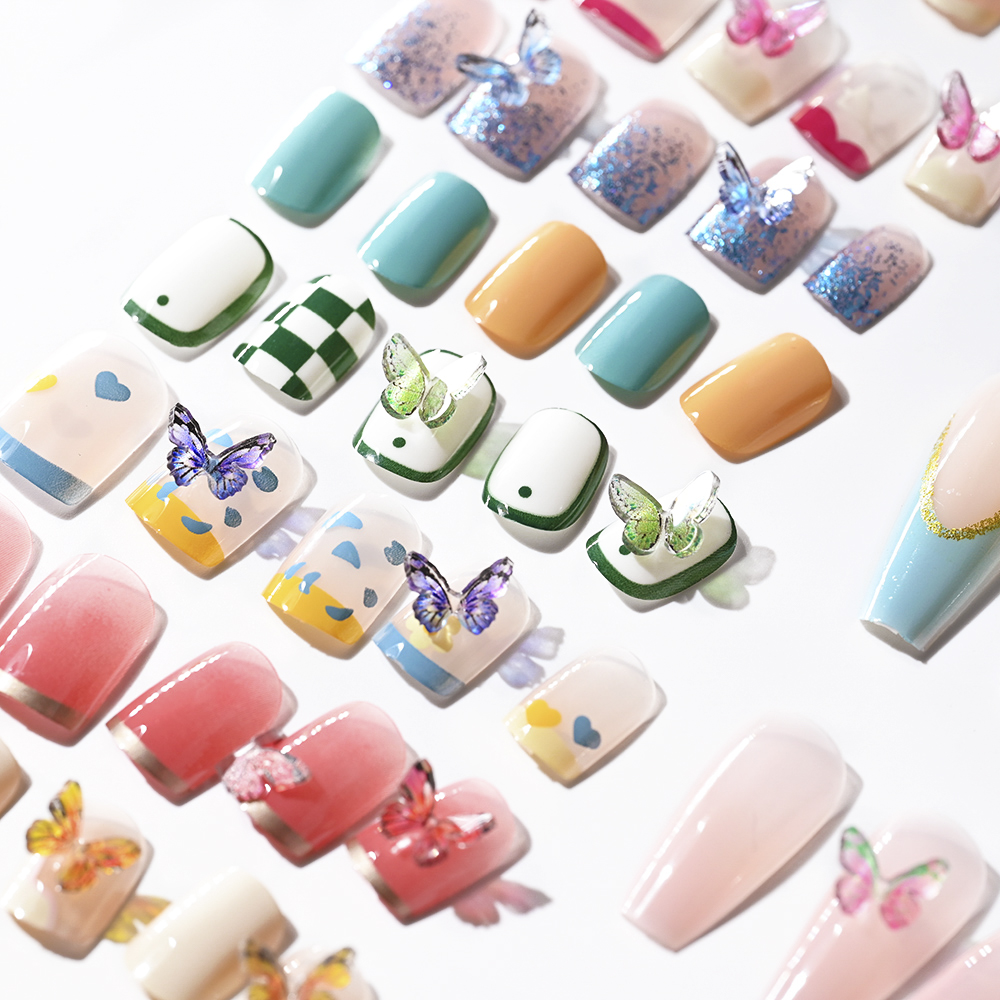20 piezas joyería de Hada y mariposa para uñas 3D, abalorio de celebridad Web, taladro de resina, decoración de uñas acrílicas, diamantes de imitación, suministro de manicura DIY
