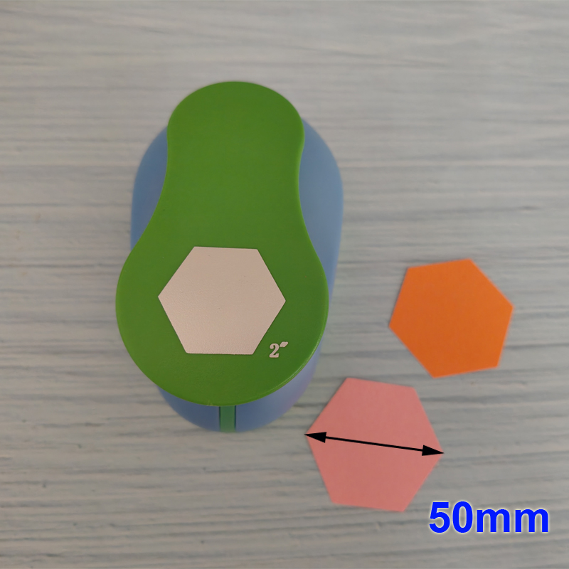 big hexagon shaped save power paper/eva craft punch Scrapbook Handmade punchers DIY hole punches graph puncher