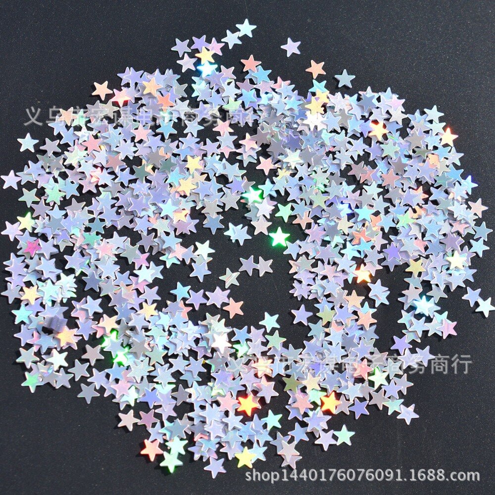 6mm/10mm Stars Table Confetti Sprinkles Birthday Party Wedding Decoration Sparkle Blue Gold Silver Green Metallic Stars Supply