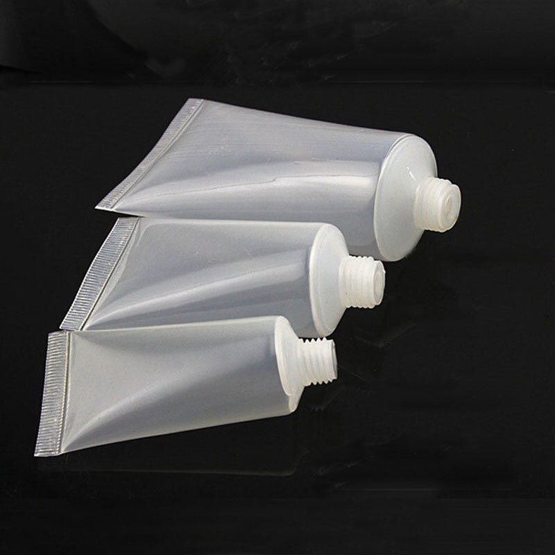 30 stk 20/30/50/100ml bærbare tomme glatte kosmetiske tuber creme rejselotion rensetandpastabeholdere rejsefyldflasker