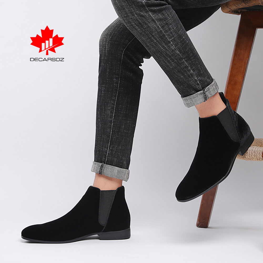 Botas clásicas Chelsea para hombre, botas casuales cómodas de otoño , zapatos de para hombre, botas de hombre con banda elástica, botas para hombre, calzado para hombre