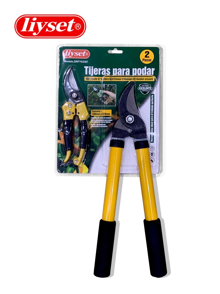 Liyset tijeras de podar, tijeras de jardinería Reach, herramienta de podar, tijeras de árbol para herramientas de jardín, picadora, podadora