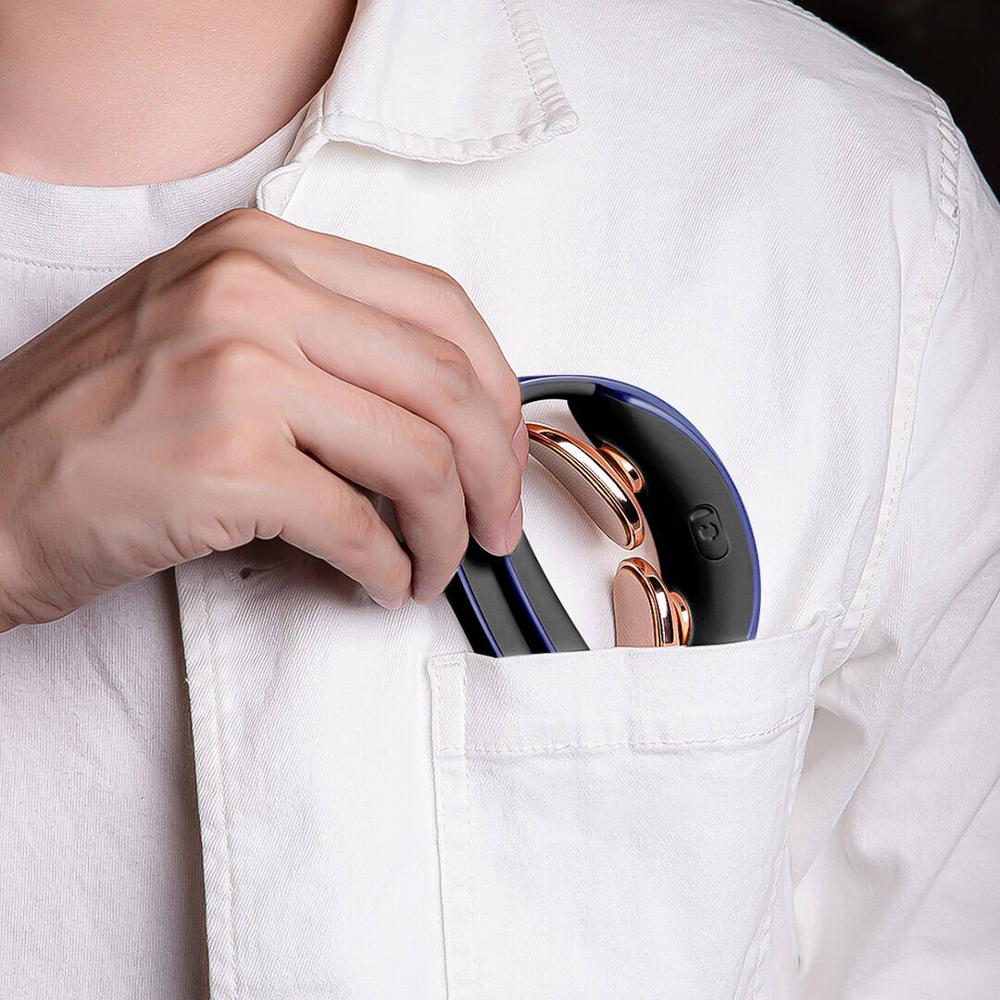 XIAOMI Pgg Folding Portable Neck Massager 5 Modes Massage Pulse Infrared Heating Relaxation Muscles Pain Relief Tool Health Care