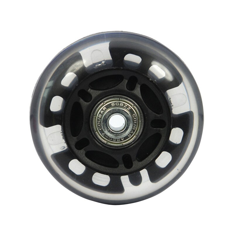 Roue de patins à roulettes pour enfants, 60mm, 64mm, 70mm, 72mm, couleur brillante, 608zz