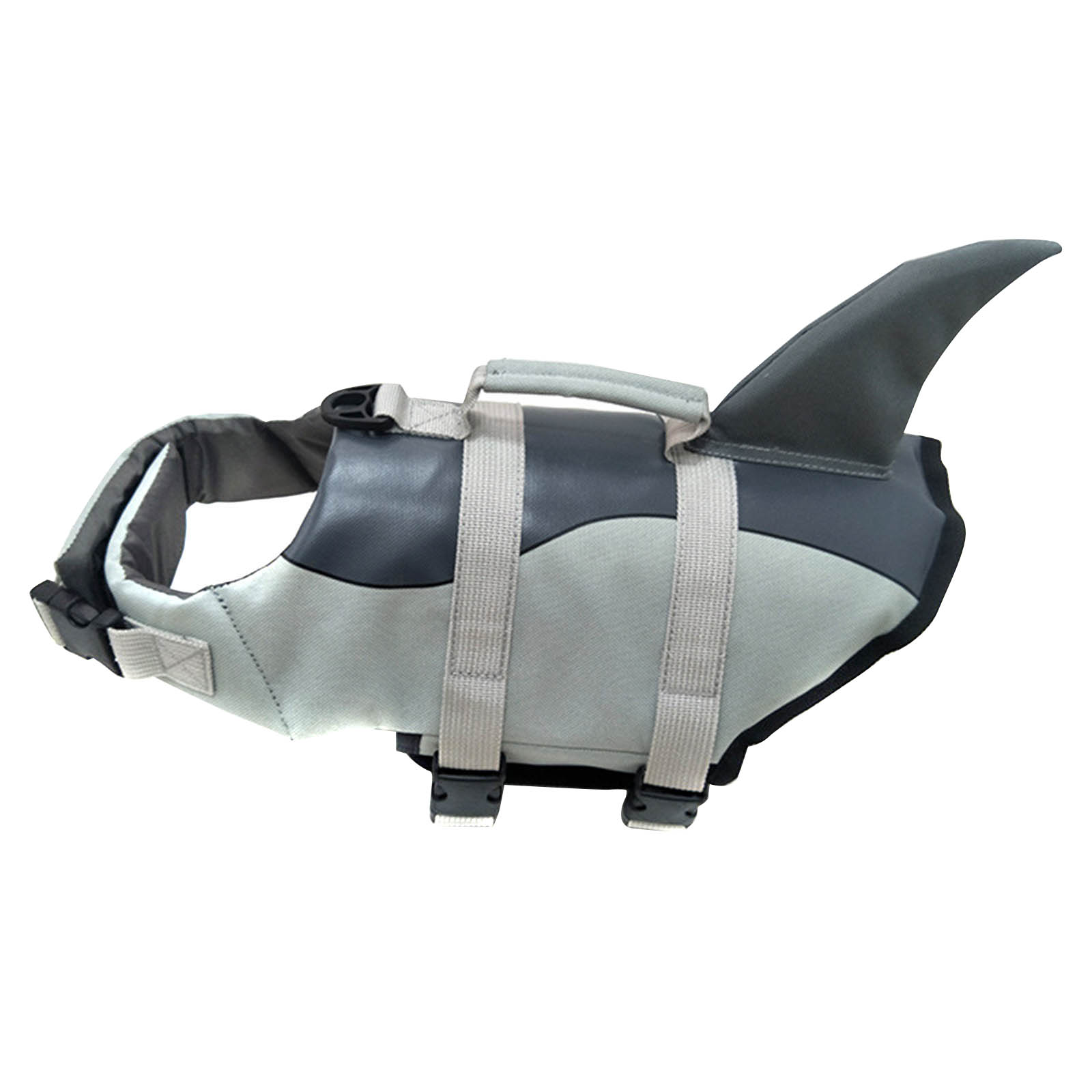 Pet Life Jackets Pet Floatation Vest Dog Swimming Saver Vest Life Preserver for Water Safety at The Pool Beach Boating W: silver grey xl