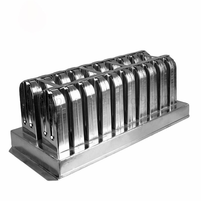 Moldes para Polos de hielo de acero inoxidable, molde para Polos de hielo comercial DIY, 20 piezas /soporte para palos por lotes