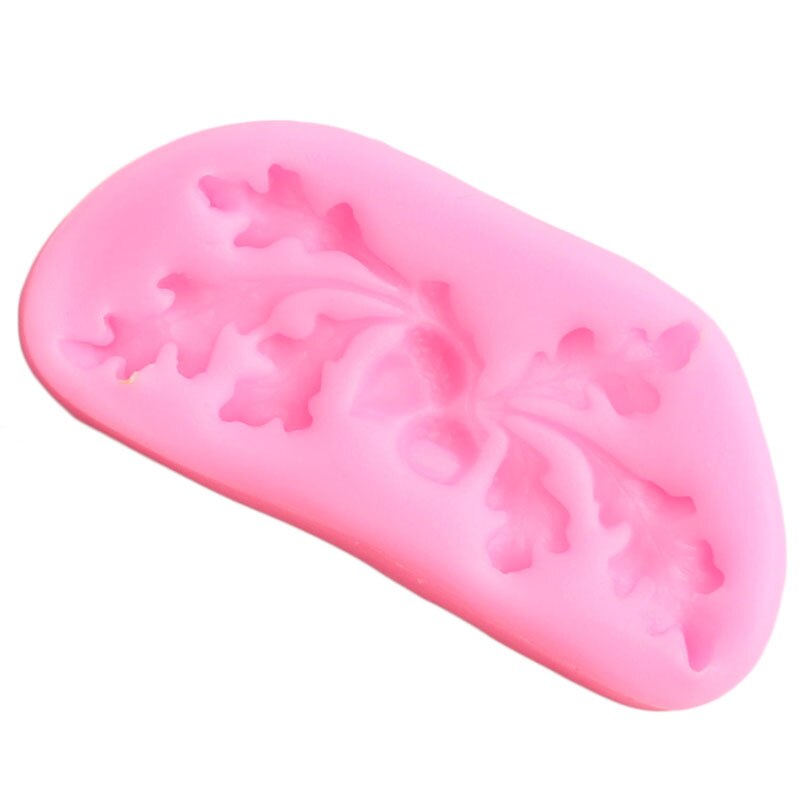 Oak Leaves Acorn Silicone Molds Leaf Cupcake Topper Fondant Cake Decorating Tools Jewelry Clay Candy Chocolate Gumpaste Moulds