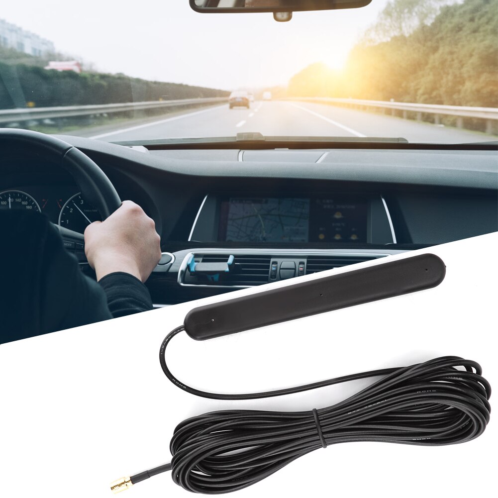 Auto Digitale Antenne 20dB High Gain Dab + Radio Antenne Voertuig Sma Interface Antenne Antenne Voor Terug Plakband