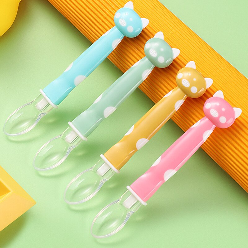 SMGSLIB – cuillère en Silicone sans BPA pour bébé, vaisselle pour enfants, alimentation solide